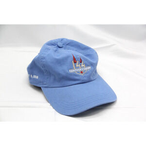 144th Kentucky Derby Unisex Baseball Strapback Hat Cap Blue May 2018 Ahead